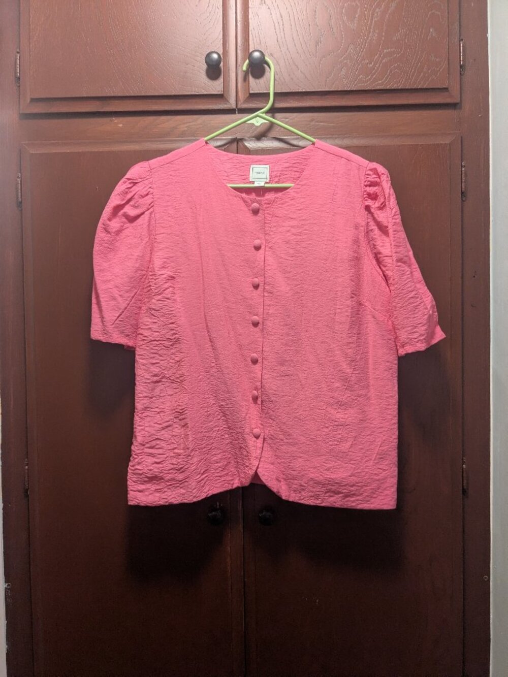 Maeve Puff Sleeve Button Down